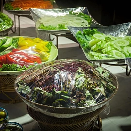 Пленка пищевая полиэтиленовая 30 см x 90 м 7 мкм