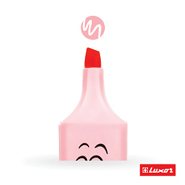 Текстовыделители Luxor "Eyeliter Pastel" пастельный розовый, 1-5мм фото Текстовыделители Luxor "Eyeliter Pastel" пастельный розовый, 1-5мм