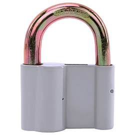 Замок навесной алюминиевый 60 мм "Стандарт", 3 ключа, RABBITEX (РАББИТЕКС), 671304