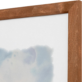 Рамка Зебра А4 21x30 см деревянный багет 13 мм коричневая