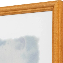 Рамка Зебра А4 21x30 см деревянный багет 16 мм желтая