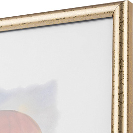 Рамка Зебра А3 30x40 см пластиковый багет 14 мм золотистая