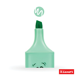 Текстовыделители Luxor "Eyeliter Pastel" пастельный зеленый, 1-4,5мм фото Текстовыделители Luxor "Eyeliter Pastel" пастельный зеленый, 1-4,5мм