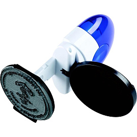 Оснастка для печати круглая Colop Pocket Stamp R40 40 мм с крышкой синяя