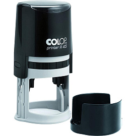 Оснастка для печати круглая Colop Printer R45 45 мм с крышкой черная фото Оснастка для печати круглая Colop Printer R45 45 мм с крышкой черная