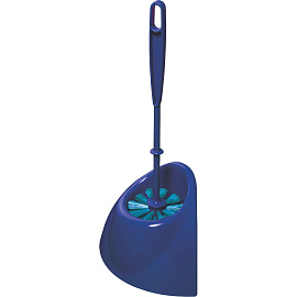 Ёршик для унитаза York с подставкой из пластика угловой