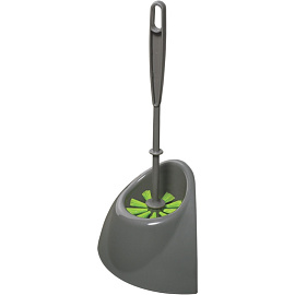 Ершик для унитаза York напольный с подставкой из пластика угловой