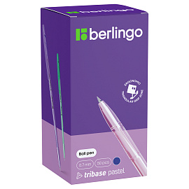 Ручка шариковая Berlingo "Tribase Pastel" синяя, 0,7мм фото Ручка шариковая Berlingo "Tribase Pastel" синяя, 0,7мм