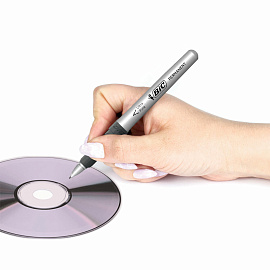 Маркер для CD перманентный Bic черный (толщина линии 0.7 мм)