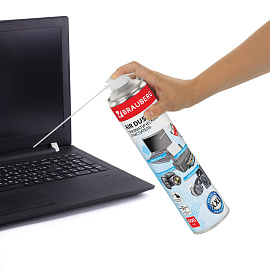 Баллон со сжатым воздухом BRAUBERG ДЛЯ ОЧИСТКИ ТЕХНИКИ, 800 мл, 513691 фото Баллон со сжатым воздухом BRAUBERG ДЛЯ ОЧИСТКИ ТЕХНИКИ, 800 мл, 513691