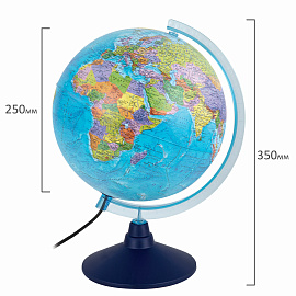 Глобус Globen Классик Евро политический 25 см с подсветкой