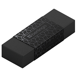 Ластик Berlingo "DoubleBlack", прямоугольный 50*18*10мм фото Ластик Berlingo "DoubleBlack", прямоугольный 50*18*10мм