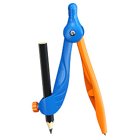 Готовальня Berlingo "Supertwist", 2 предмета, пластиковый циркуль 120мм, + карандаш, пластиковый футляр фото Готовальня Berlingo "Supertwist", 2 предмета, пластиковый циркуль 120мм, + карандаш, пластиковый футляр