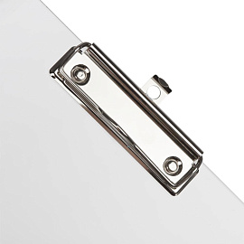 Папка-планшет с зажимом Комус А4 акриловая прозрачная