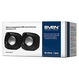 Колонки 2.0 Sven 120 (SV-013493) фото Колонки 2.0 Sven 120 (SV-013493)