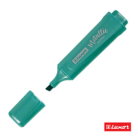 Текстовыделитель Luxor "Textliter Metallic" зеленый, 1-5мм. фото Текстовыделитель Luxor "Textliter Metallic" зеленый, 1-5мм.