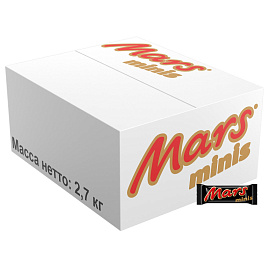 Шоколадный батончик Mars Minis 2.7 кг