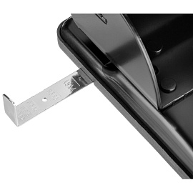 Дырокол мощный KW-Trio Heavy Duty 967 до 70 листов черный с линейкой