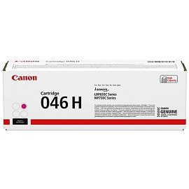 Картридж лазерный Canon 046H M 1252C002 пурпурный оригинальный повышенной емкости