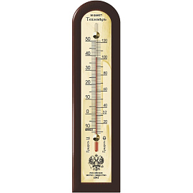 Термометр RST 05937 коричневый комнатный спиртовой махагон