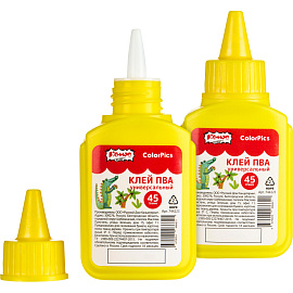 Клей ПВА 45 г Комус Класс (№1 School) Лисята