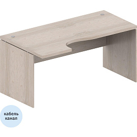 Стол 1L5_SL_XTEN эргономичный левый XCET169 1600 бук тиара