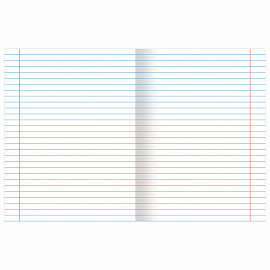 Тетрадь 24 л. BRAUBERG линия, обложка картон, "ЗАБАВНЫЕ ЩЕНКИ", 403585