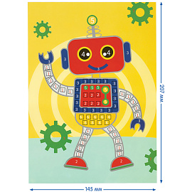 Мозаика гелевая Мульти-Пульти "Робот