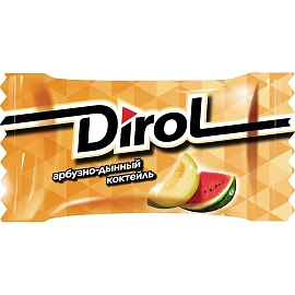 Жевательная резинка Dirol Арбузно-дынный коктейль 272 г (100 штук в упаковке)