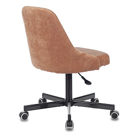 Кресло CH-340M, пятилучие металлическое, ткань, светло-коричневое, 1397884 фото Кресло CH-340M, пятилучие металлическое, ткань, светло-коричневое, 1397884