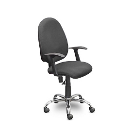 Кресло офисное Easy Chair 223 PC серое (ткань, металл)