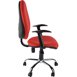 Кресло офисное Easy Chair 223 PC красное (ткань, металл)