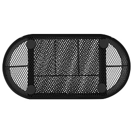 Подставка-органайзер металлическая BRAUBERG "Germanium", 9 секций, 105х220х110 мм, черная, 237418