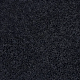 Салфетки бумажные 2-слойные 33x33 см чёрные (200 листов в пачке)