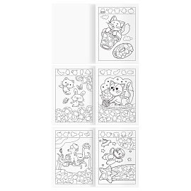 Раскраска А4, 16 стр., ТРИ СОВЫ "Для девочек