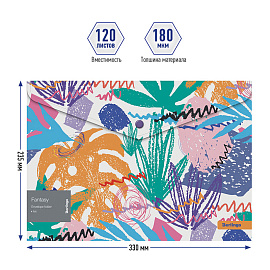 Папка-конверт на кнопке Berlingo "Fantasy" А4, 180мкм, с рисунком