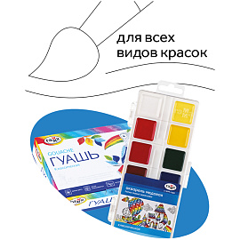 Кисть синтетика Гамма, плоскоовальная №02 фото Кисть синтетика Гамма, плоскоовальная №02