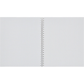 Тетрадь общая Attache А5 96 листов в клетку на спирали (обложка с рисунком, УФ-сплошной глянцевый лак)