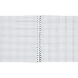 Тетрадь общая Attache А5 120 листов в клетку на спирали (обложка с рисунком, УФ-сплошной глянцевый лак)