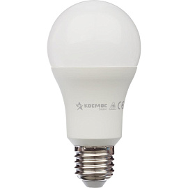 Лампа светодиодная Космос Экономик 15 Вт E27 A 4500 К 1300 Лм матовая (LkecLED15wA60E2745)