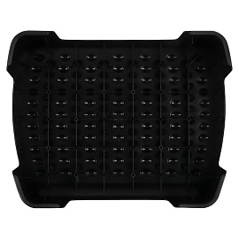 Подставка для ног СТАММ, рельефная поверхность, черная