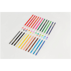 Карандаши цветные Мульти-Пульти "Чебурашка", 24цв., заточен., картон, европодвес