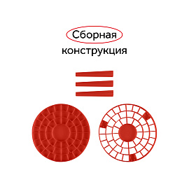 Подставка для кистей Гамма, пластик, ассорти фото Подставка для кистей Гамма, пластик, ассорти