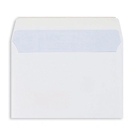 Конверт BusinessPost C5 90 г/кв.м белый стрип с внутренней запечаткой с правым окном (1000 штук в упаковке)