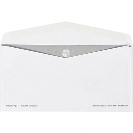 Конверт ForPost Е65 80 г/кв.м Куда-Кому белый декстрин с внутренней запечаткой (1000 штук в упаковке)