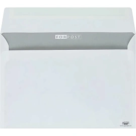 Конверт ForPost С5 80 г/кв.м Куда-Кому белый стрип с внутренней запечаткой (1000 штук в упаковке)