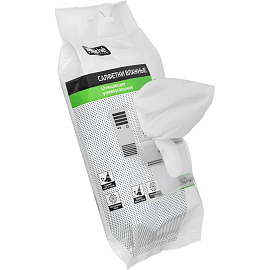 Салфетки влажные универсальные Luscan с антистатическим эффектом (50 штук в пакете с клеевым клапаном)