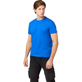 Футболка васильковая короткий рукав 100% хлопок (размер 48-50 (L))