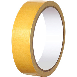 Клейкая лента двусторонняя монтажная на тканевой основе 25 мм х 10 м