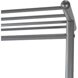 Вешалка напольная М 9 на 12 персон колесные опоры металлик